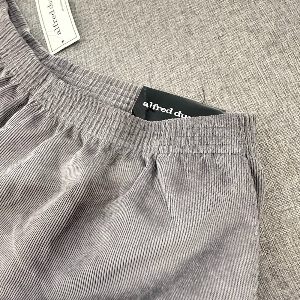 Alfred Dunner Corduroy Pants lightweight Gray Size 18 Proportioned Short Elasti - Picture 11 of 15